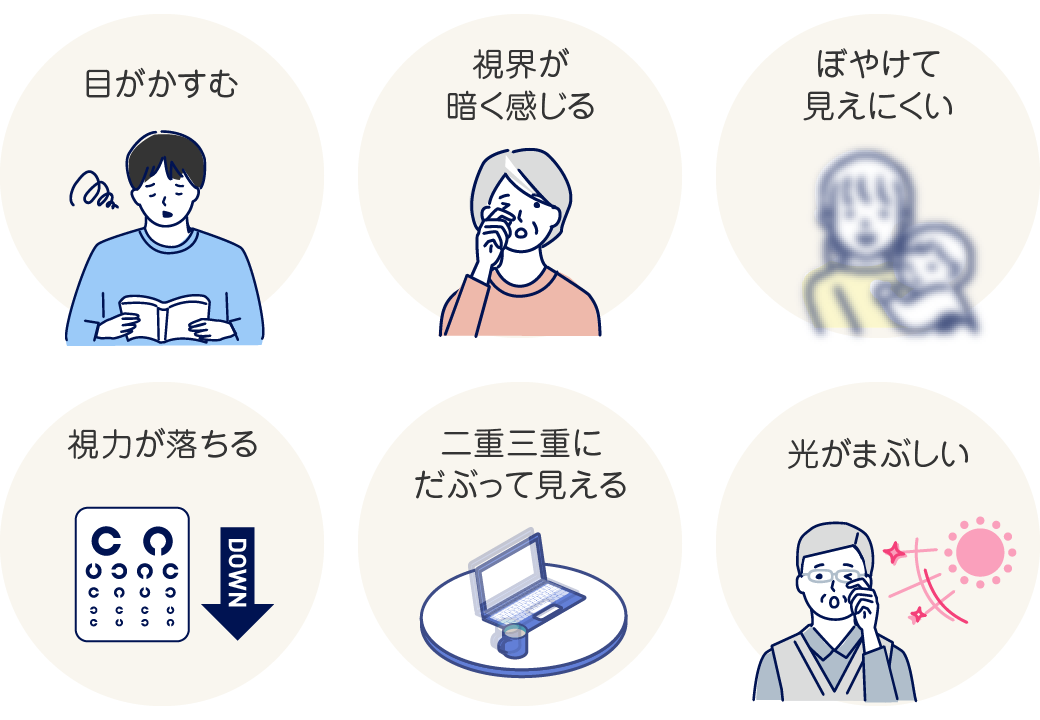 白内障の症状
